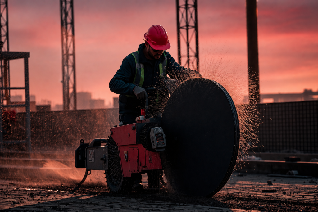 Concrete Cutting for Plumbing and Electrical Openings